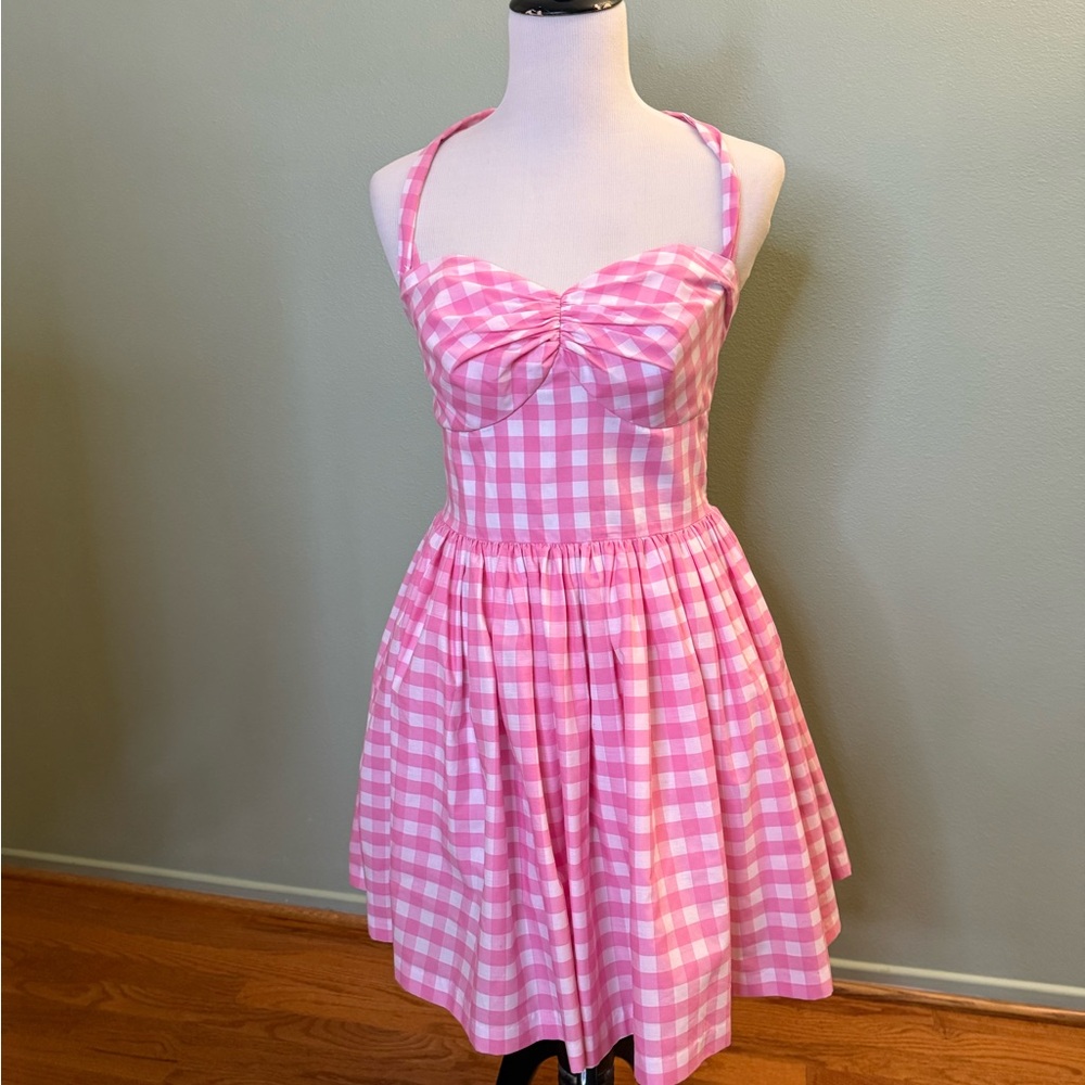 Mitzi Dress from hearts and found Pink Gingham Sundress
